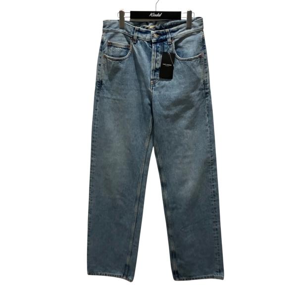 SAINT LAURENT PARIS ワイドデニムパンツ 値下げ】Saint Laurent Paris デニムパンツ 785544 インディゴ サイズ