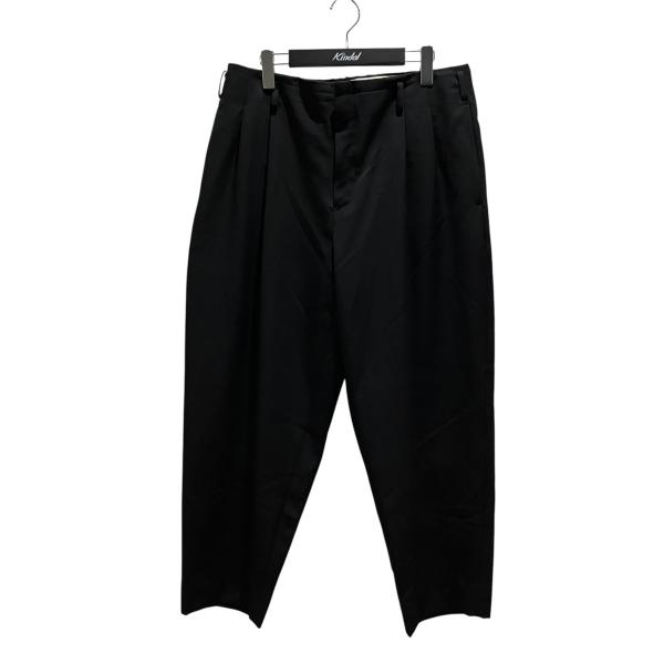コムデギャルソン オムプリュス スラックス パンツ L ポリ縮 ブラック COMME des GARCONS HOMME PLUS コムデギャルソンオムプリュス