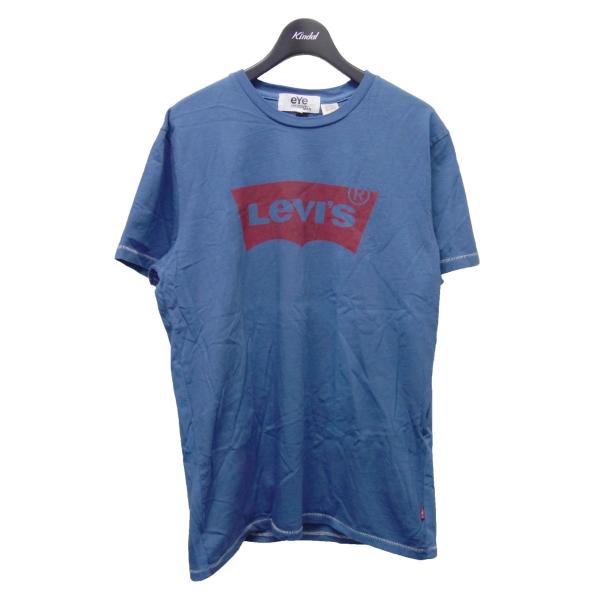 ジュンヤワタナベマン リーバイス コラボ Tシャツ Lサイズ ブルー 青 ジュンヤワタナベマン リーバイス コラボ Tシャツ Lサイズ ブルー 青