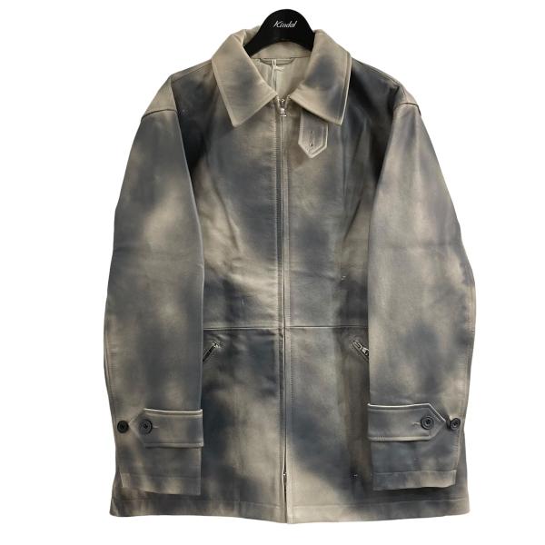 ヨーク ワレモコウ YOKE×吾亦紅 23SS「GOAT LEATHER ZIP BLOUSON SP