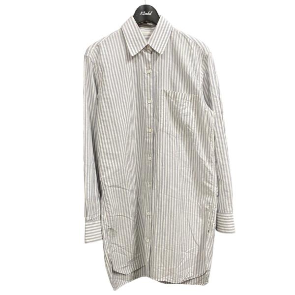 ドリスヴァンノッテン DRIES VAN NOTEN ストライプシャツ スカイブルー