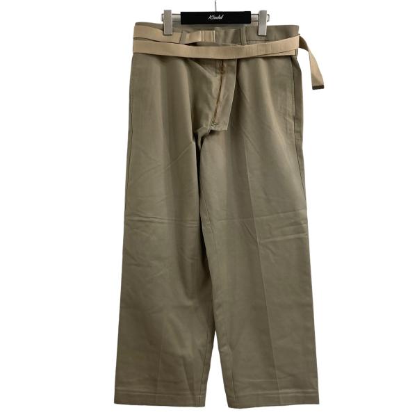 メゾンエウレカ VINTAGE REWORK CHINOS チノパンツ ベージュ MAISON EUREKA メゾンエウレカ 「VINTAGE REWORK CHINOS