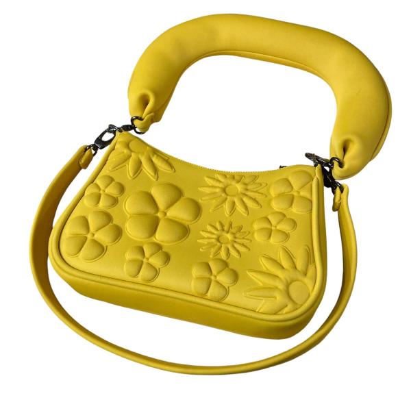 【美品】PAULA CANOVAS DEL VAS ショルダーバッグ 値下げ】PAULA CANOVAS DEL VAS 2WAY ショルダーバッグ イエロー (EC