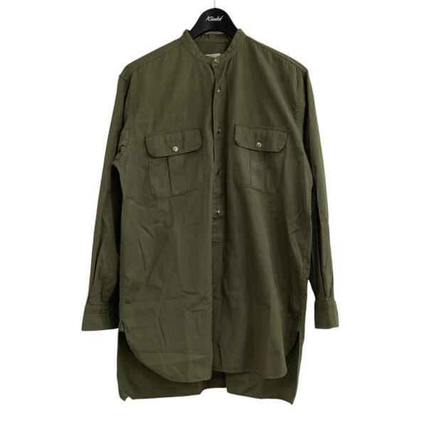 COMOLI コモリ コットンネルバンドカラーシャツ L03-02006 COMOLI コモリ コットンネルバンドカラーシャツ L03-02006