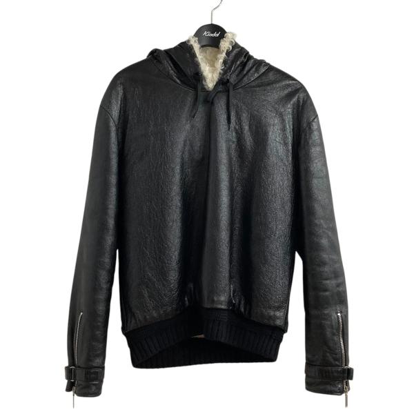 値下げ】Saint Laurent Paris 17AW カーリームートンジップアップ