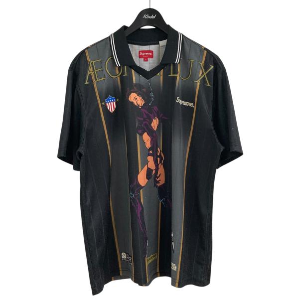 Supreme シュプリーム ゲームシャツ ブラック×グレー サイズ：L