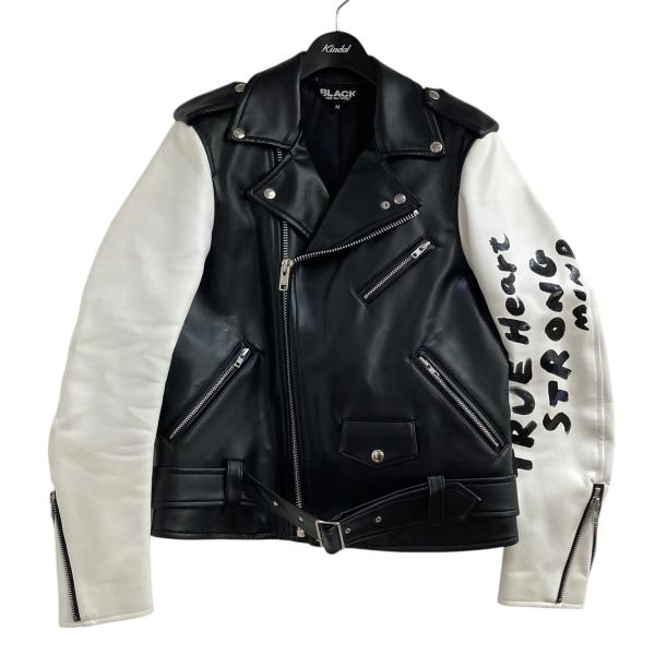 お値下げコム・デ・ギャルソン　ライダースジャケット BLACK COMME des GARCONS 【値下げ】BLACK ライダースジャケット 1K