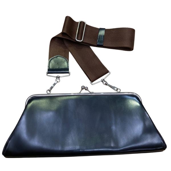 新品　COMME des GARCON コムデギャルソン がま口ショルダーバッグ 青山バッグ コムデギャルソン 吉田カバン限定・がま口ショルダー