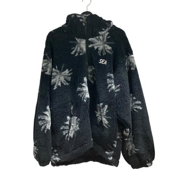 WIND AND SEA（ウィンダンシー） フリースジャケット ブラック サイズ