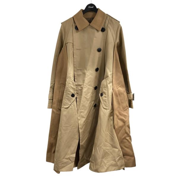 最終値下げSacai ロングコート　定価36万 2023AW☆sacai スーツボンディングロングコート Suiting Bonding