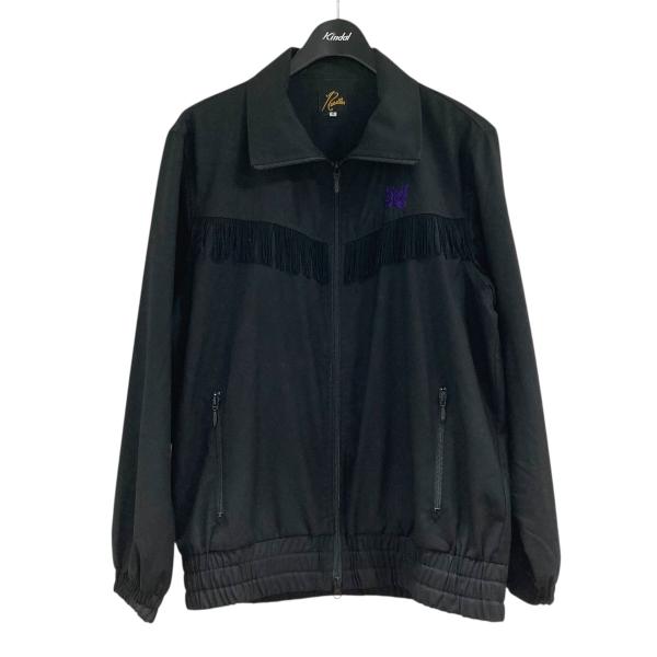 新品タグ有　ニードルス　フリンジジャケット　L 黒　Needles Needles 【値下げ】Needles フリンジトラックジャケット KP128 FRINGE