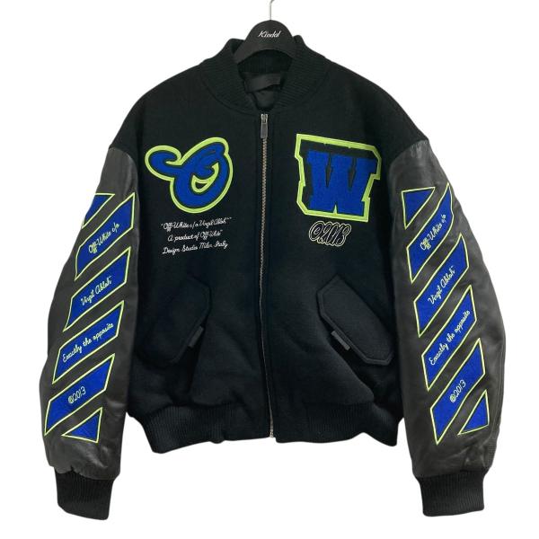 off white（オフホワイト） 【値下げ】OFFWHITE パッチスタジャン