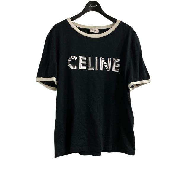 CELINE セリーヌ リンガーTシャツ ブラック サイズ：L