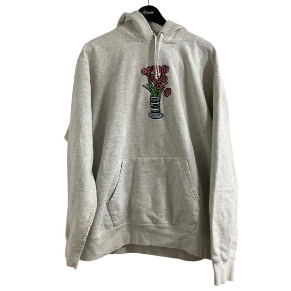 Supreme シュプリーム プルオーバーパーカー ライトグレー