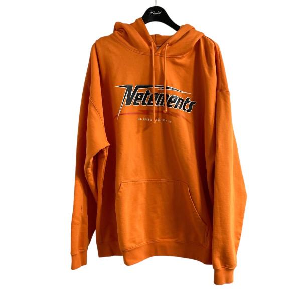 VETEMENTS ヴェトモン ロンTパーカー オレンジ VETEMENTS ヴェトモン ロンTパーカー オレンジ - メルカリ