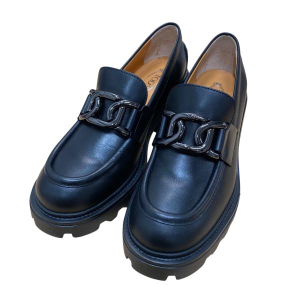 値下げ】TOD'S ケイトローファー ブラック サイズ：36 1/2 (新宿店