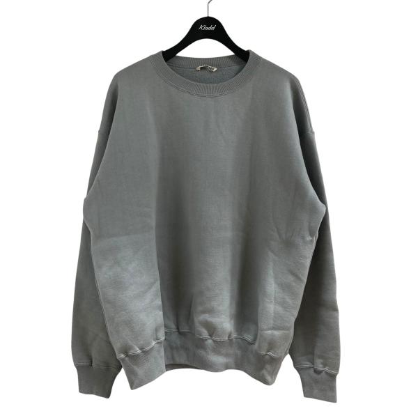 AURALEE（オーラリー） クルーネックスウェット グレー サイズ：4