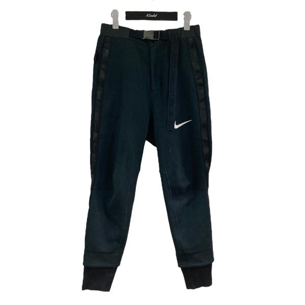 NIKE（ナイキ） 【値下げ】NIKE×sacai スウェットパンツ ブラック