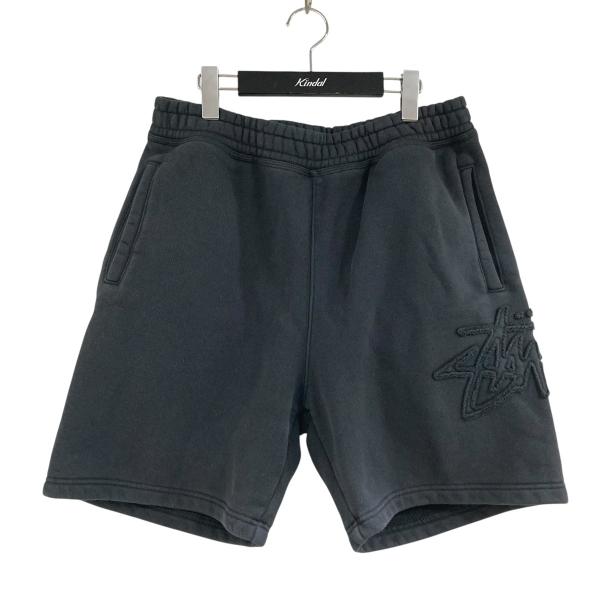 【美品】ステューシー　stussy　スウェット　ハーフパンツ　ブラックXLサイズ STUSSY ステューシー ハーフパンツ メンズ Stock Logo ( short