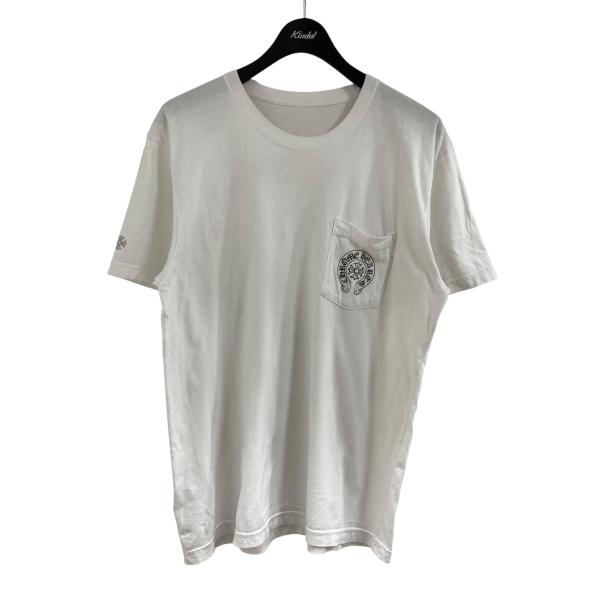 CHROME HEARTS 【値下げ】CHROME サークルロゴTシャツ ホワイト×マルチ