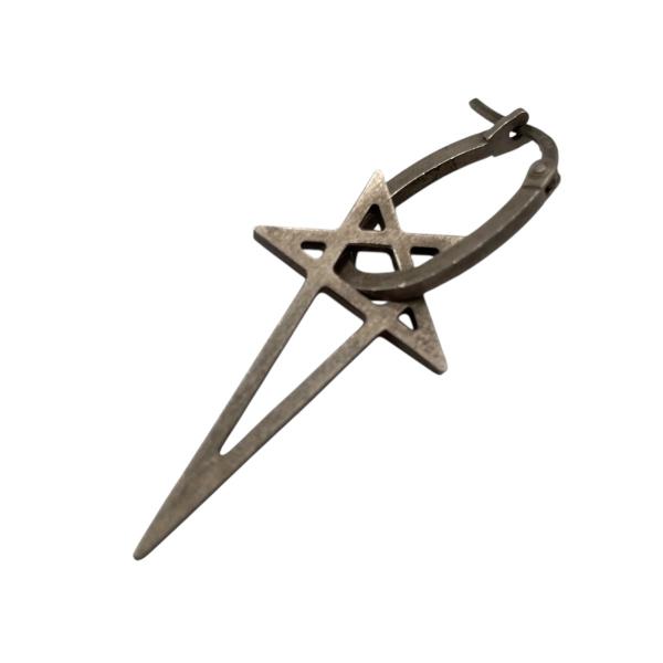 新品 定価58300円 リックオウエンス マット シルバー 925 ピアス Rick Owens - Rick Owens リック オウエンス ピアス Pierce 両耳