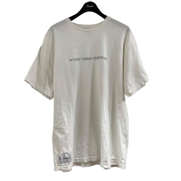 WTAPS ホワイト カットソー サイズ03 WTAPS ダブルタップス 半袖Tシャツ ホワイト サイズ：03
