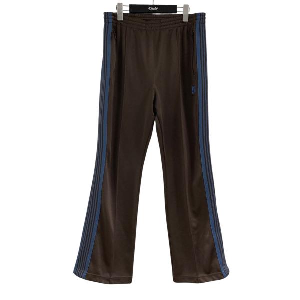 keboz Needles トラックパンツ ストレート ブラウン ブルー ケボズ Needles ニードルズ トラックパンツ ブラウン×スカイブルー