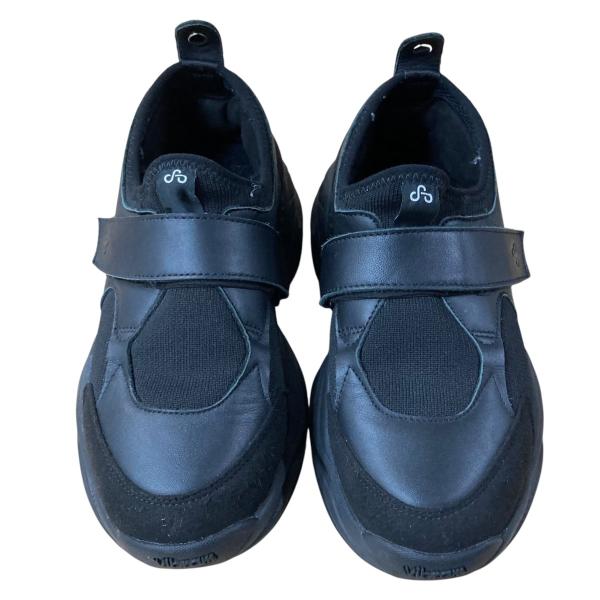 値下げ】OAO WOVENT ローカットスニーカー ブラック サイズ：24.0 (EC