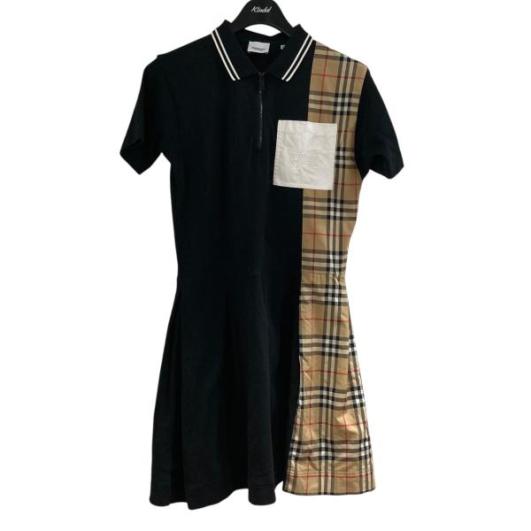BURBERRY 【値下げ】BURBERRY LONDON チェック切替ロゴワンピース