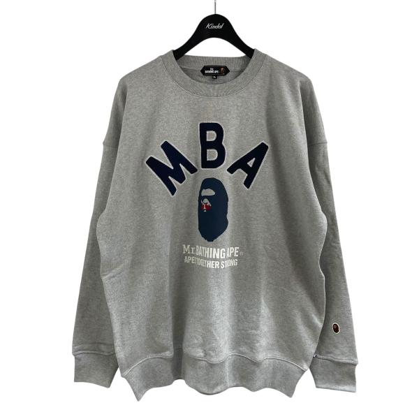 A BATHING APE アベイシングエイプ MBAクルーネックスウェット