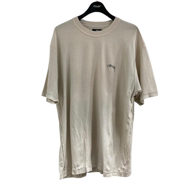 STUSSY ステューシー stussy ロゴtシャツ ベージュ サイズ：L
