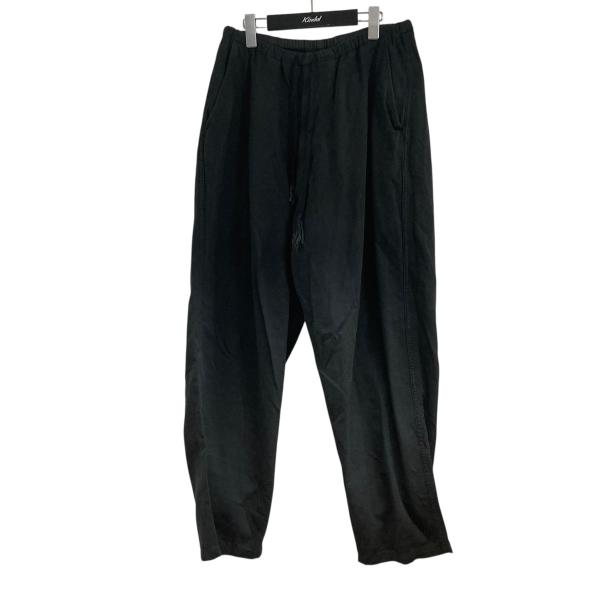 COMOLI コモリ 25SS コットンダックス テーパードパンツ ブラック