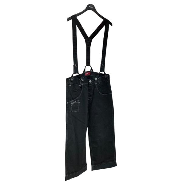 ジュンヤワタナベマン　サスペンダー JUNYA WATANABE MAN 【値下げ】CDG サスペンダーデニムパンツ ブラック