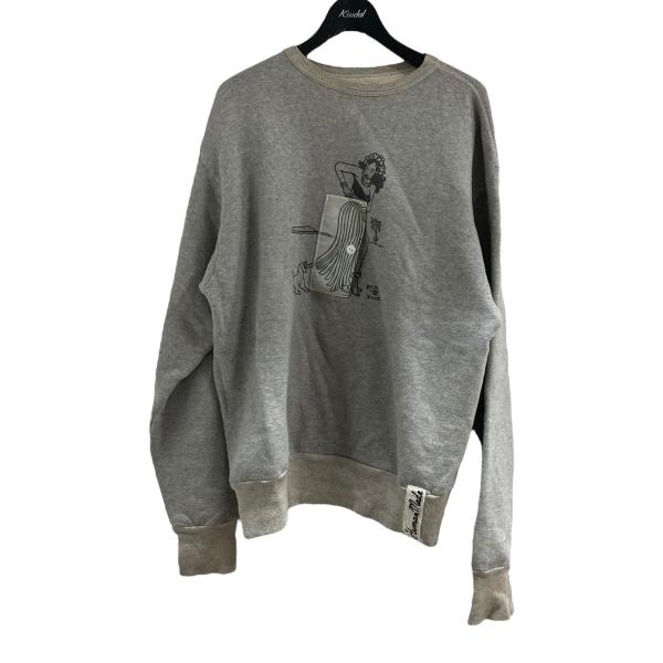 Human Made プリントクルーネックスウェット グレー L HUMAN MADE（ヒューマンメード） ヒューマンメイド クルーネック