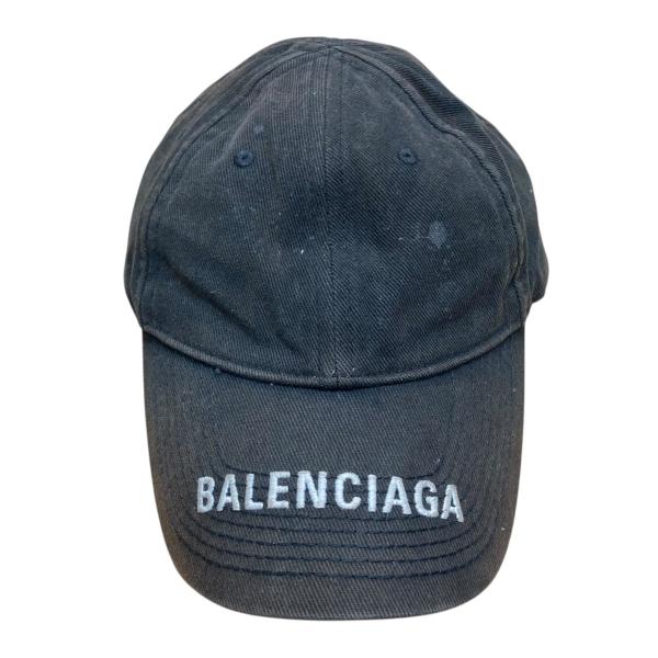 BALENCIAGA バレンシアガ 黒 ベースボールキャップ Lサイズ BALENCIAGA（バレンシアガ） 【値下げ】BALENCIAGA ベースボール