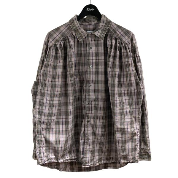 AiE 【値下げ】AiE チェックシャツ グレー サイズ：M (EC