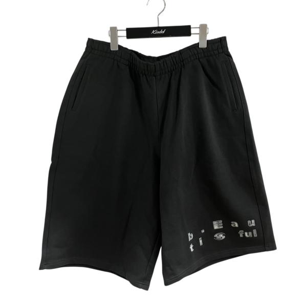 ☆新品未使用　SANSANGEAR　ハーフパンツ　サンサンギア　M サンサンギア SAN GEAR スウェットハーフパンツ ブラック サイズ：4