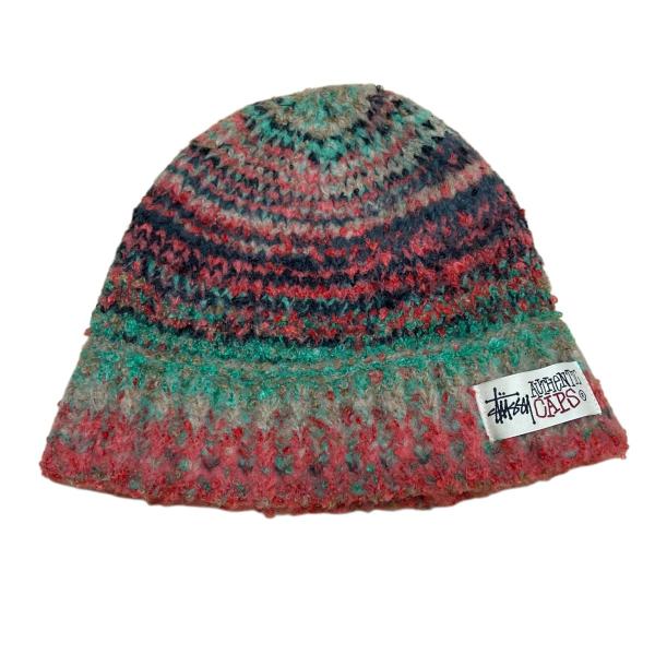 STUSSY マルチカラーニット帽 フリーサイズ STUSSY（ステューシー） ニット帽 マルチカラー : カインドオルYahoo