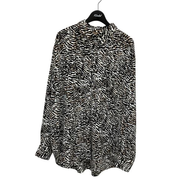 ロクビューティアンドユース 6(ROKU) BEAUTY＆YOUTH ZEBRA PRINT SHIRT 