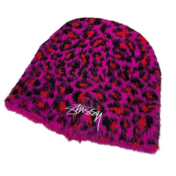 Stussy ピンク ニット帽 OS ☆送料・関税込☆Stussy☆Debossed Basic Logo Beanie pink☆ (STUSSY