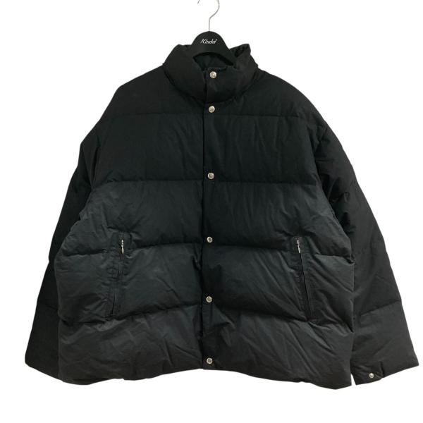 COMOLI（コモリ） コットンナイロンダウンジャケット ブラック サイズ