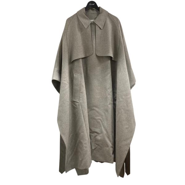 hyke ケープコート HYKE（ハイク） トレンチケープコート グレー サイズ：1