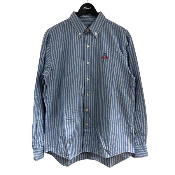 HYSTERIC GLAMOUR（ヒステリックグラマー） ストライプシャツ ブルー