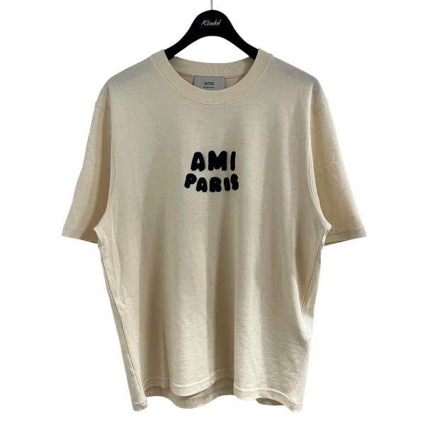 新品 AMI PARIS アミパリス ポロシャツ カーキ L 赤ハートロゴ アミパリス AMI PARIS ハートロゴ半袖Tシャツ カーキ サイズ：XS