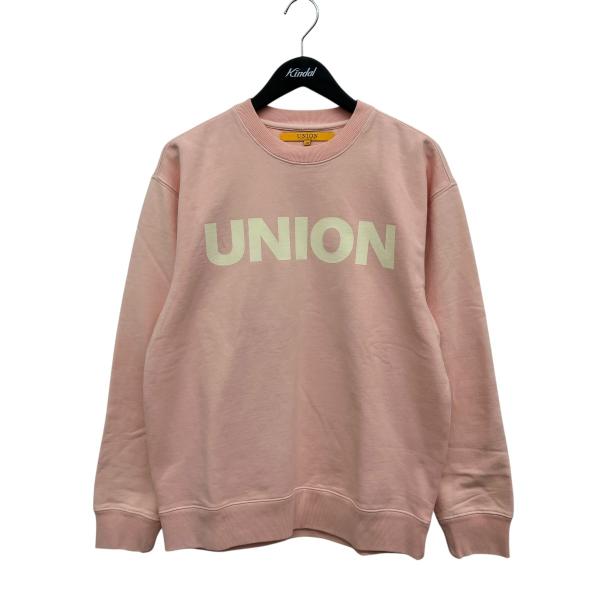 【値下げ】UNION クルーネック スウェット ピンク サイズ：3 (フレスポ東大阪店)
