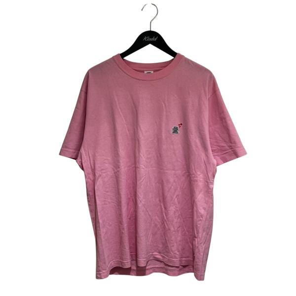 BlackEyePatch（ブラックアイパッチ） ロゴパッチTシャツ ピンク