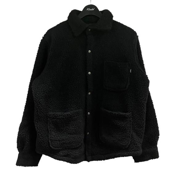 ファッキングオーサム Fucking Awesome 「PILE FLEECE OVERSHIRT」 フリースジャケット ブラック サイズ：S