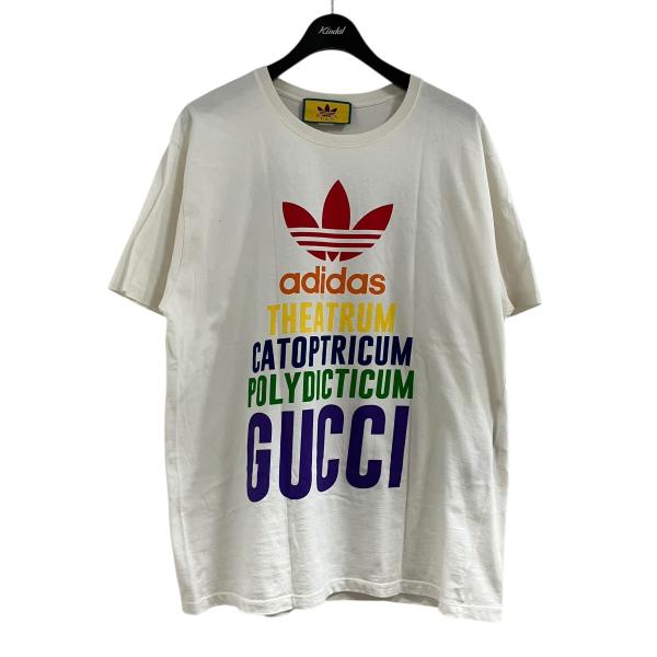 希少✨GUCCI グッチ ベルト柄 ロゴプレート Tシャツ ホワイト XL 希少