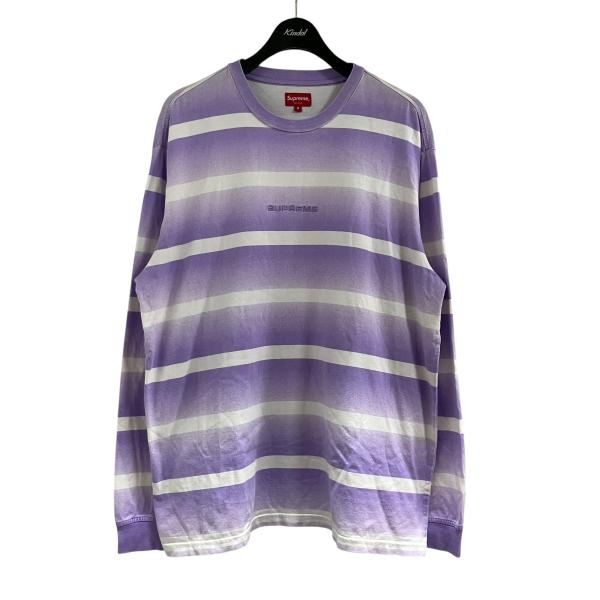 Supreme ボーダー長袖カットソー　2019FW Supreme（シュプリーム） 【値下げ】Supreme フェードボーダー