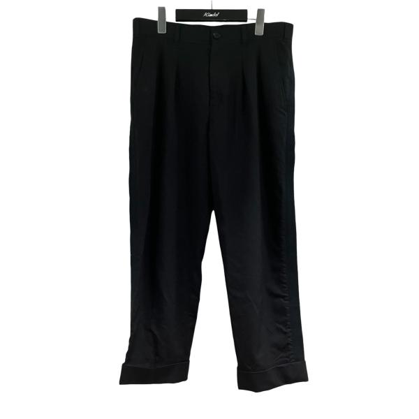 【値下げ】GROUND Y ストレートパンツ ブラック サイズ：3 (EC)